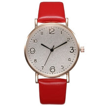 Load image into Gallery viewer, Top Style Fashion Women's Luxury Leather Band Analog Quartz WristWatch Golden Ladies Watch Women Dress Reloj Mujer Black Clock